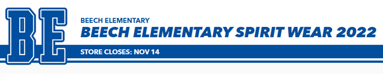 Beech Elementary School Spirit Wear Link